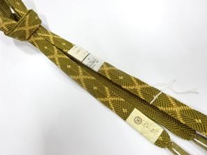 未使用品　正絹　手組帯締め